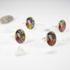 Captured Nature in Resin - Virgin Mary Ring - Assorted Flowers - Sterling Silver - Image 4