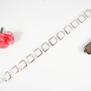 Square Sterling Silver Bracelet Pattern