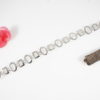 Square Circle Sterling Silver Link Bracelet - Image 2