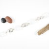Faux Moonstone Sterling Silver Bracelet - Image 2