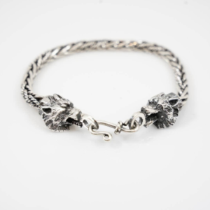Bali Wolf Head Bracelet