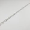 Sterling Silver Bracelet - Wide Curb Link - Image 2
