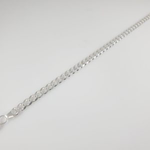 Sterling Silver Bracelet – Wide Curb Link